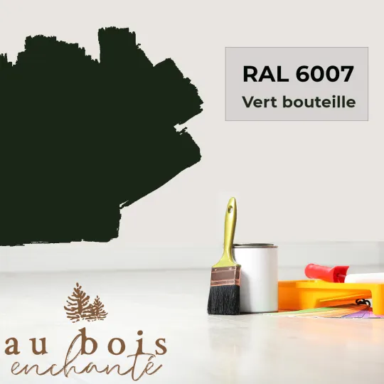 Peinture norme jouet Vert bouteille RAL 6007  - Au Bois Enchanté