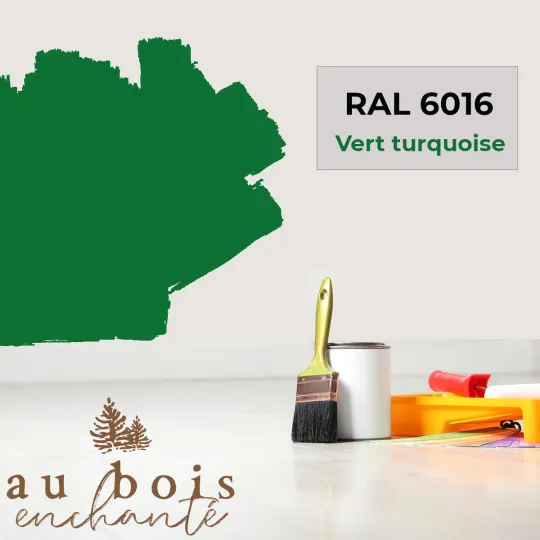 Toy standard paint Turquoise Green RAL 6016  - Au Bois Enchanté
