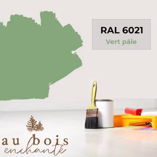 Paint standard toy Pale Green RAL 6021  - Au Bois Enchanté