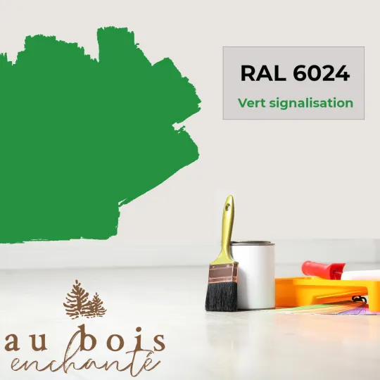 Paint standard toy Green signage RAL 6024  - Au Bois Enchanté