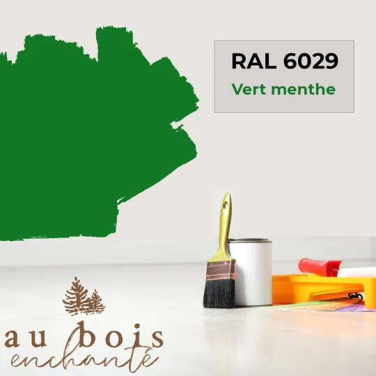 Paint standard toy Mint Green RAL 6029  - Au Bois Enchanté