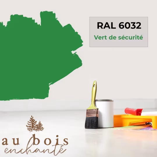 Paint standard toy Safety green RAL 6032  - Au Bois Enchanté