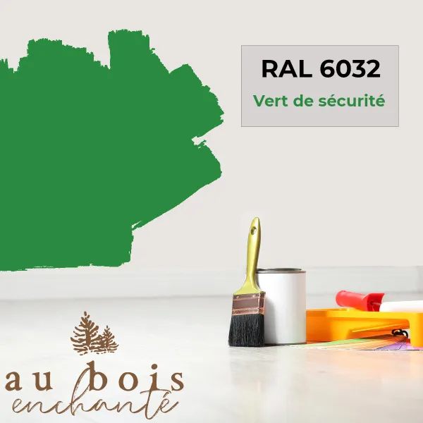 Paint standard toy Safety green RAL 6032  - Au Bois Enchanté