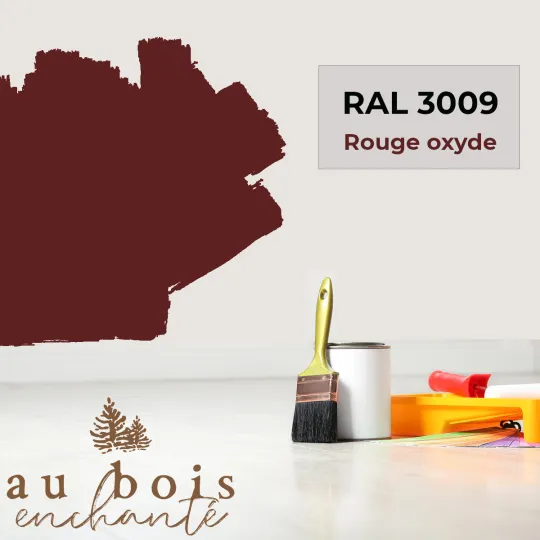 Peinture norme jouet Rouge oxyde RAL 3009  - Au Bois Enchanté