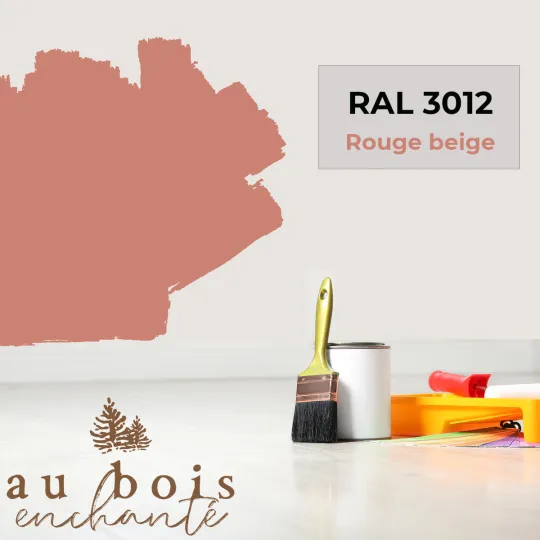 Peinture norme jouet Rouge beige RAL 3012  - Au Bois Enchanté