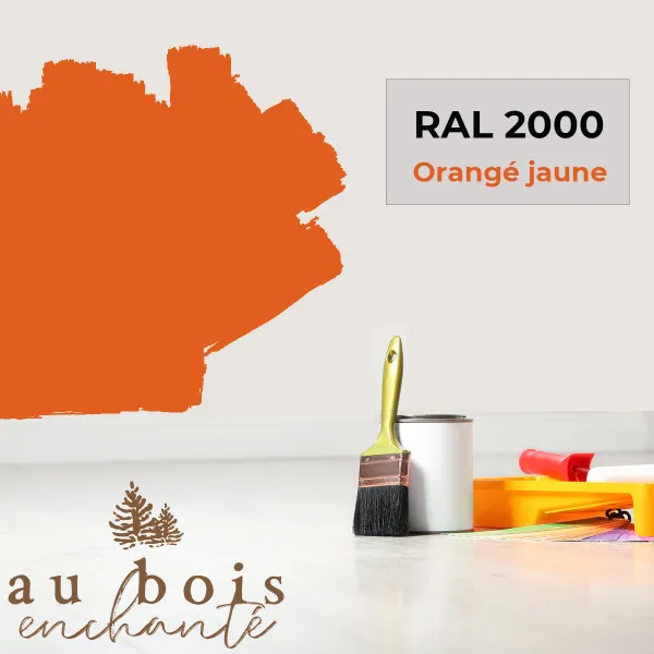 Toy standard paint Orange yellow RAL 2000  - Au Bois Enchanté