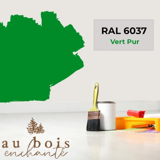 Toy standard paint RAL 6037 Pure Green  - Au Bois Enchanté