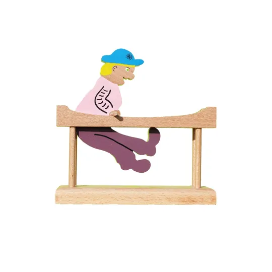 Wooden gymnast Beech Wood - Au Bois Enchanté