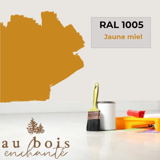 Teinte norme jouet Jaune miel RAL 1005  - Au Bois Enchanté