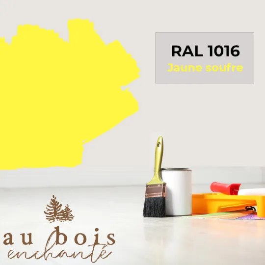 Teinte norme jouet Jaune soufre RAL 1016  - Au Bois Enchanté