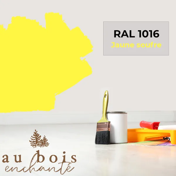 Teinte norme jouet Jaune soufre RAL 1016  - Au Bois Enchanté