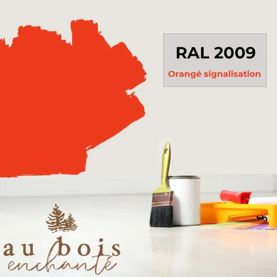 Teinte norme jouet Orangé signalisation RAL 2009  - Au Bois Enchanté