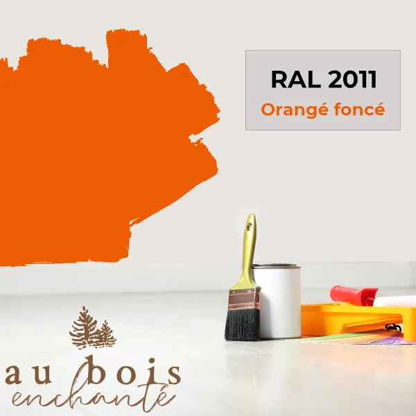 Teinte norme jouet Orangé foncé RAL 2011  - Au Bois Enchanté