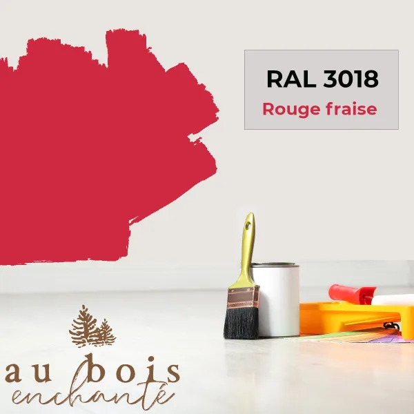 Toy standard shade Strawberry Red RAL 3018  - Au Bois Enchanté