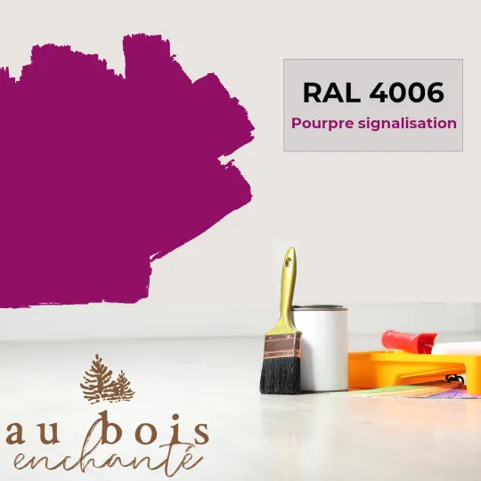 Teinte norme jouet Pourpre signalisation RAL 4006  - Au Bois Enchanté