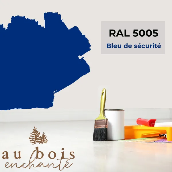 Teinte norme jouet Bleu de sécurité RAL 5005  - Au Bois Enchanté
