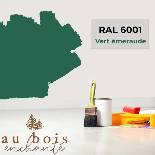 Teinte norme jouet Vert émeraude RAL 6001  - Au Bois Enchanté