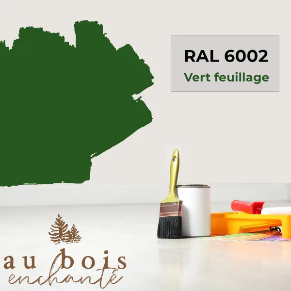 Teinte norme jouet Vert feuillage RAL 6002  - Au Bois Enchanté
