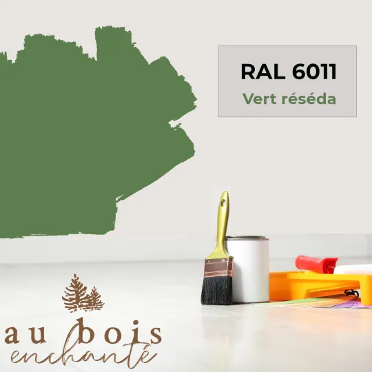 Teinte norme jouet Vert réséda RAL 6011  - Au Bois Enchanté