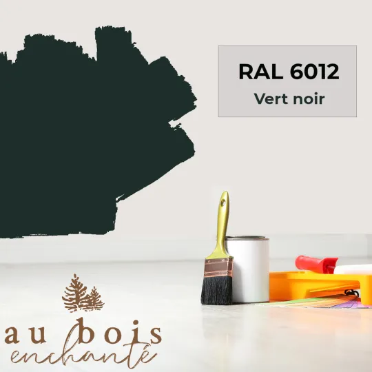 Teinte norme jouet Vert noir RAL 6012  - Au Bois Enchanté