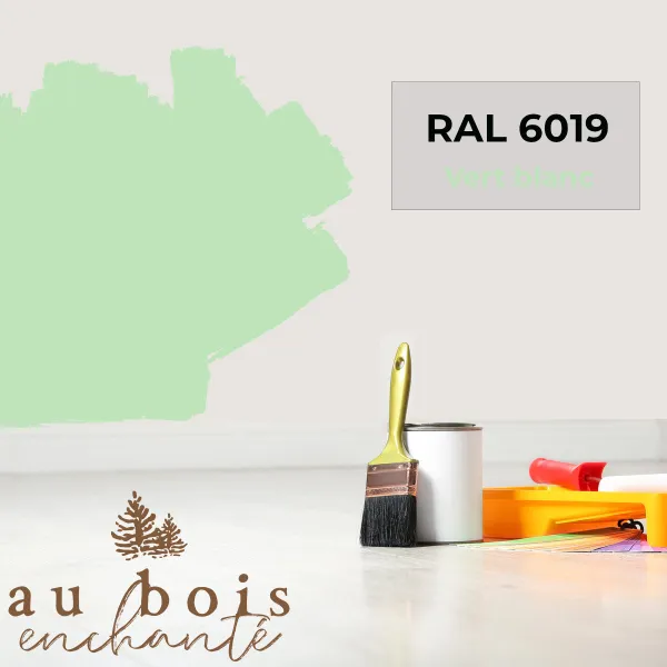 Toy standard shade Green white RAL 6019  - Au Bois Enchanté