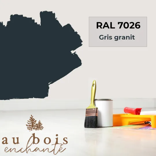 Teinte norme jouet Gris granit RAL 7026  - Au Bois Enchanté
