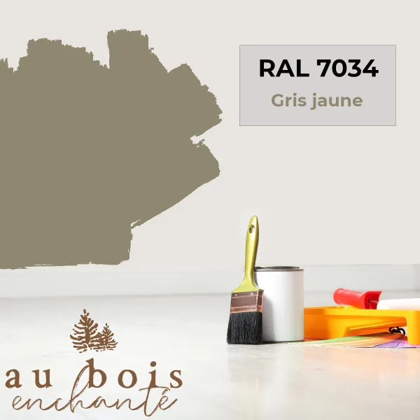 Toy standard shade Yellow grey RAL 7034  - Au Bois Enchanté