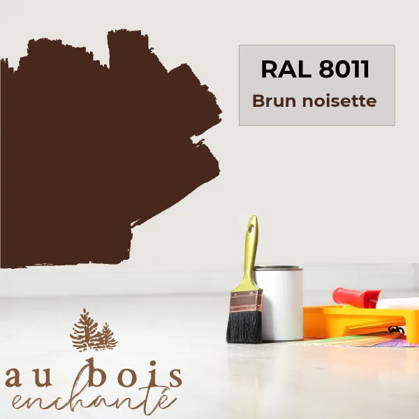 Teinte norme jouet Brun noisette RAL 8011  - Au Bois Enchanté
