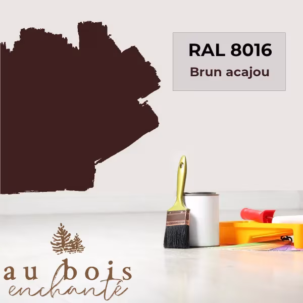 Toy standard shade Mahogany brown RAL 8016  - Au Bois Enchanté