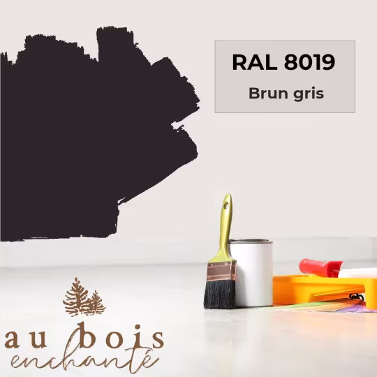 Toy standard shade Brown grey RAL 8019  - Au Bois Enchanté