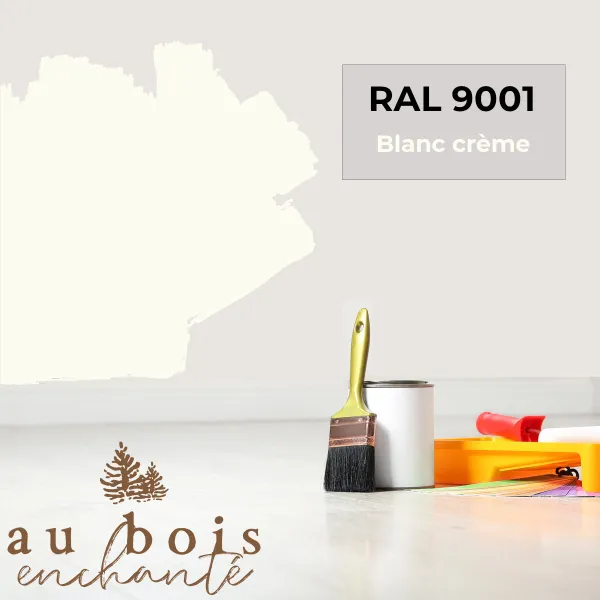 Teinte norme jouet Blanc crème RAL 9001  - Au Bois Enchanté