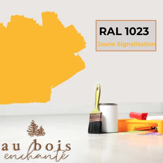 Teinte norme jouet Jaune signalisation RAL 1023  - Au Bois Enchanté