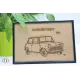 Tableau Austin Mini Cooper en contre-plaqué bouleau finlandais Contre-plaqué bouleau finlandais 5 plis - Au Bois Enchanté