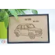 Fiat 600 Finnish Birch Plywood Painting Finnish birch plywood 5 ply - Au Bois Enchanté