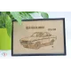 Tableau Opel Manta Coupé en contre-plaqué bouleau finlandais Contre-plaqué bouleau finlandais 5 plis - Au Bois Enchanté