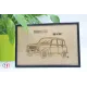 Renault 4L Finnish Birch Plywood Painting Finnish birch plywood 5 ply - Au Bois Enchanté
