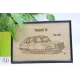 Renault R16 painting in Finnish birch plywood Finnish birch plywood 5 ply - Au Bois Enchanté
