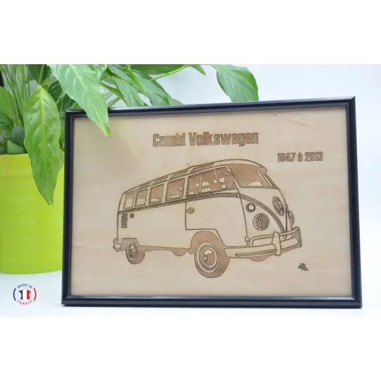 Volkswagen Combi panel in Finnish birch plywood Finnish birch plywood 5 ply - Au Bois Enchanté