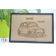 Tableau Fiat 500 en contre-plaqué bouleau finlandais Contre-plaqué bouleau finlandais 5 plis - Au Bois Enchanté
