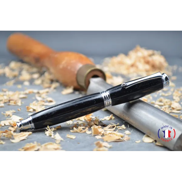 Stylo plume Julian en bois d'Ebène  - Au Bois Enchanté