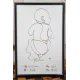 Birth chart white background 4-ply Finnish birch plywood - Au Bois Enchanté