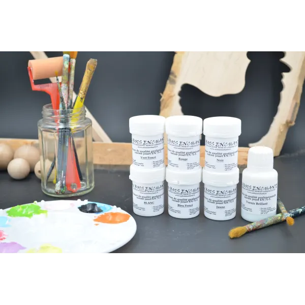 Kit peintures norme jouet  - Au Bois Enchanté