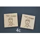 Jeu Memory famille personnalisable en bois Bois Hêtre - Au Bois Enchanté