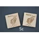 Jeu Memory famille personnalisable en bois Bois Hêtre - Au Bois Enchanté