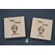 Jeu Memory famille personnalisable en bois Bois Hêtre - Au Bois Enchanté