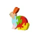 Wooden puzzle Rabbit Beech Wood - Au Bois Enchanté