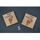 Customizable Wooden Family Memory Game Beech Wood - Au Bois Enchanté