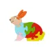 Wooden puzzle Rabbit Beech Wood - Au Bois Enchanté