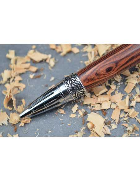 Passion ballpoint pen in violet wood Violet wood - Au Bois Enchanté