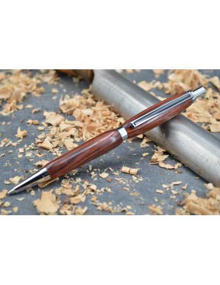 Stylo porte mine en bois de Violette Bois cocobolo - Au Bois Enchanté